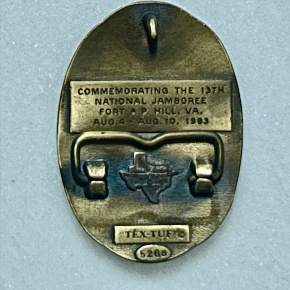 1993 National Scout Jamboree “A Bridge to the Future” Boy Scout Belt Buckle - Picture 7 of 7